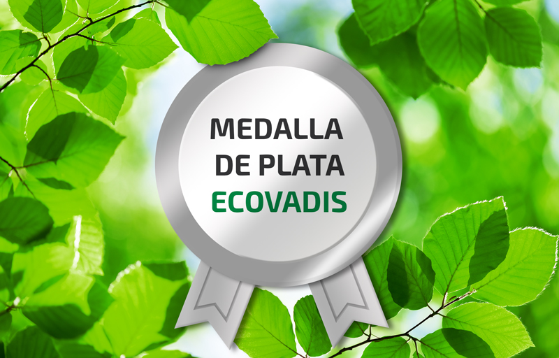 Medalla plata EcoVadis medalla de plata de ECOVADIS